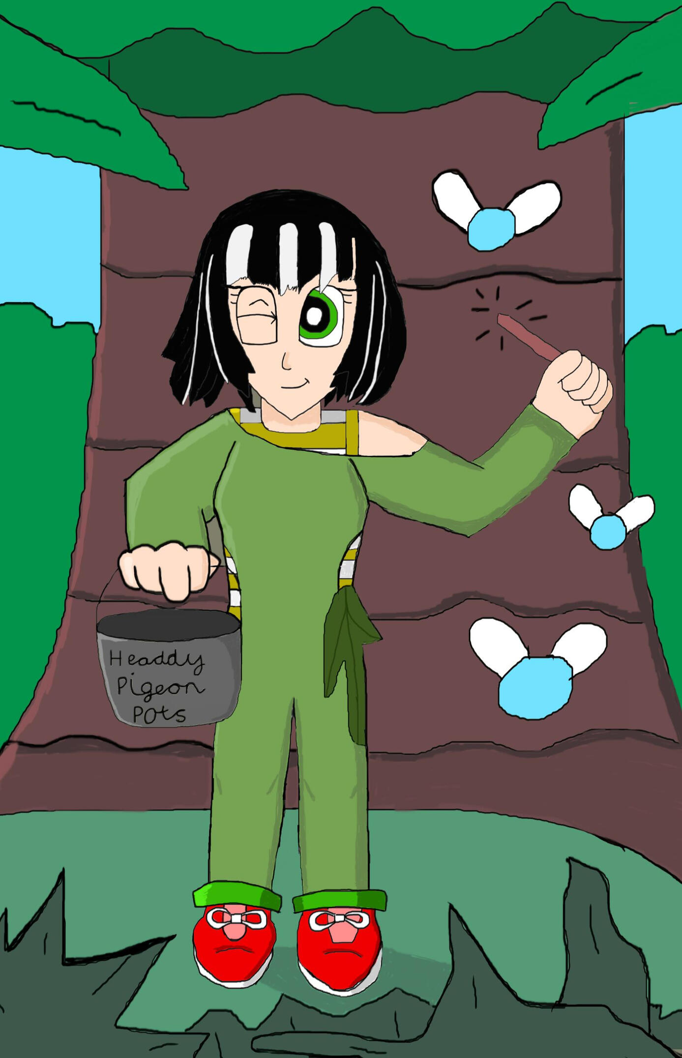 Inky Moondrop by HeadyPigeon4180